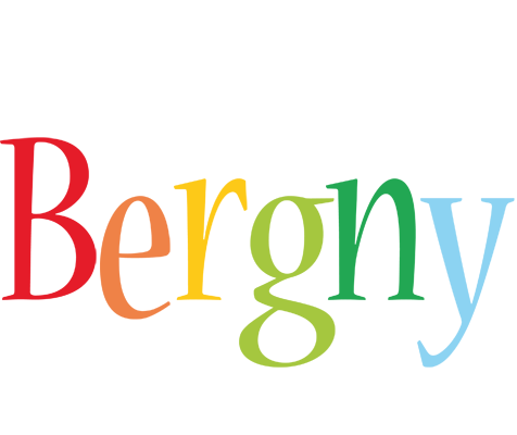 Bergny birthday logo