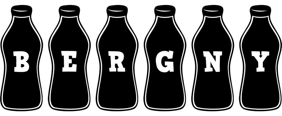 Bergny bottle logo