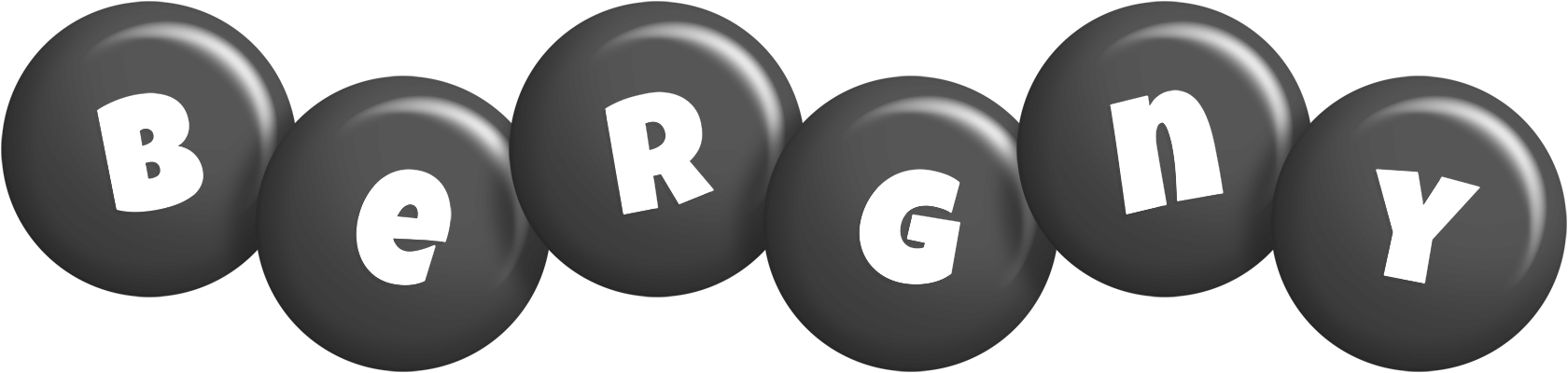 Bergny candy-black logo