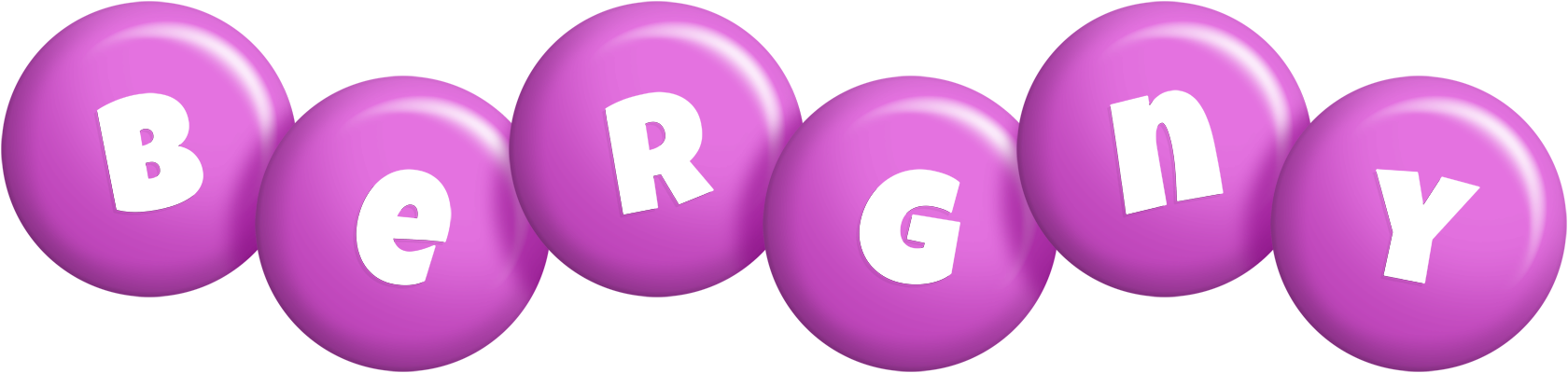 Bergny candy-purple logo
