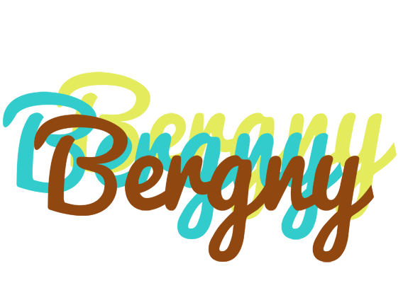 Bergny cupcake logo