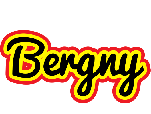Bergny flaming logo
