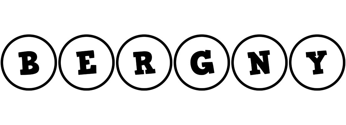 Bergny handy logo