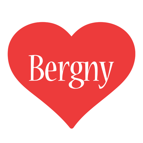 Bergny love logo