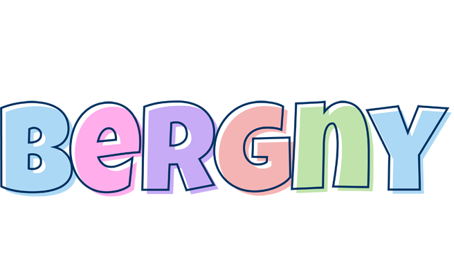 Bergny pastel logo