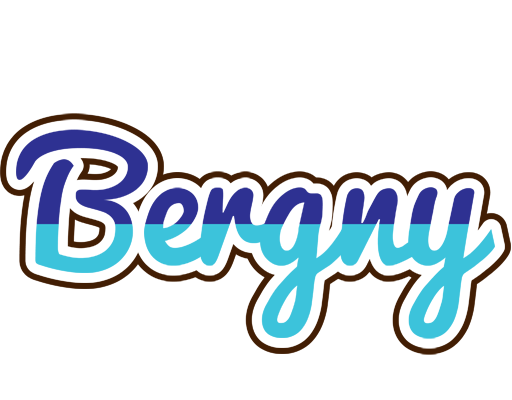 Bergny raining logo