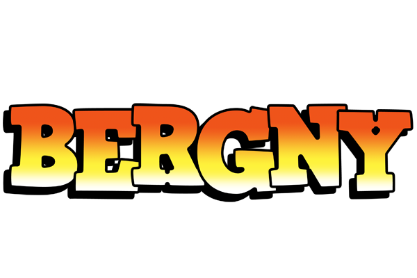 Bergny sunset logo