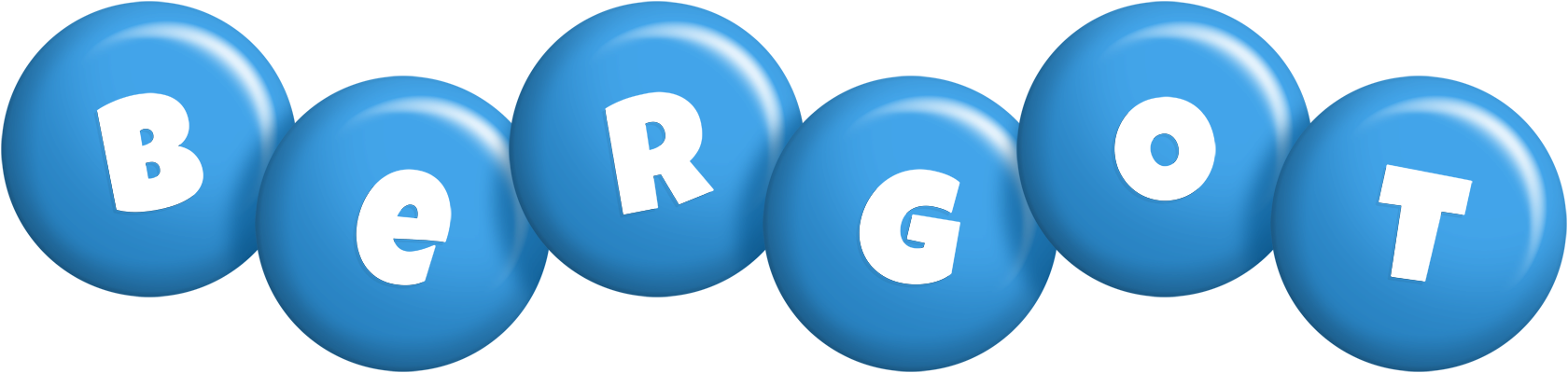 Bergot candy-blue logo