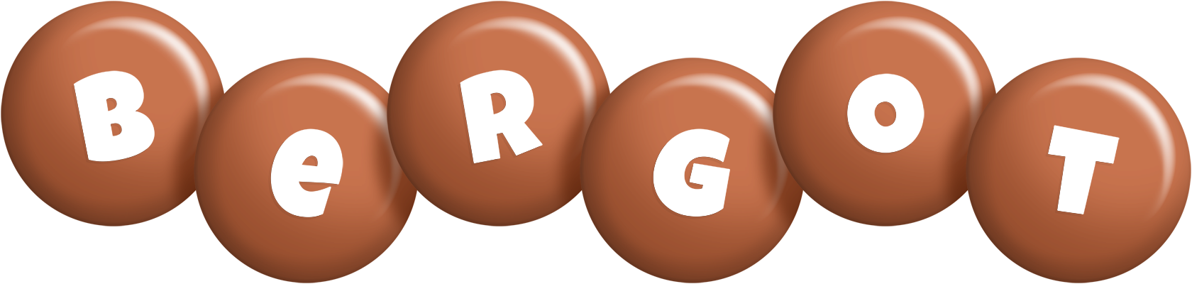 Bergot candy-brown logo