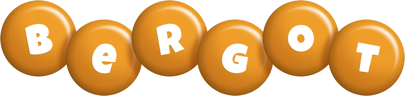 Bergot candy-orange logo