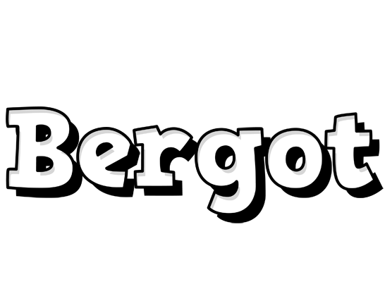 Bergot snowing logo