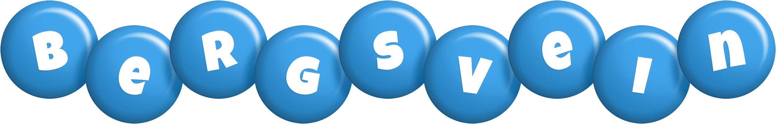 Bergsvein candy-blue logo
