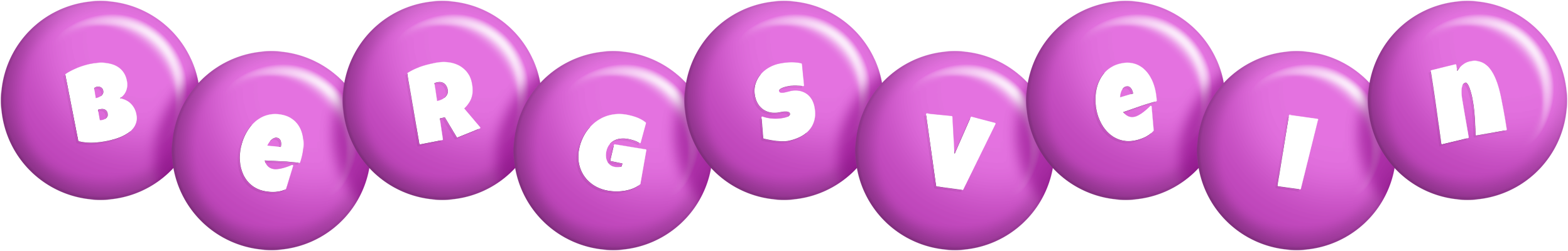 Bergsvein candy-purple logo