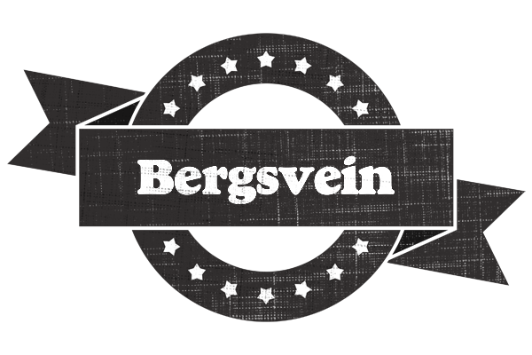 Bergsvein grunge logo