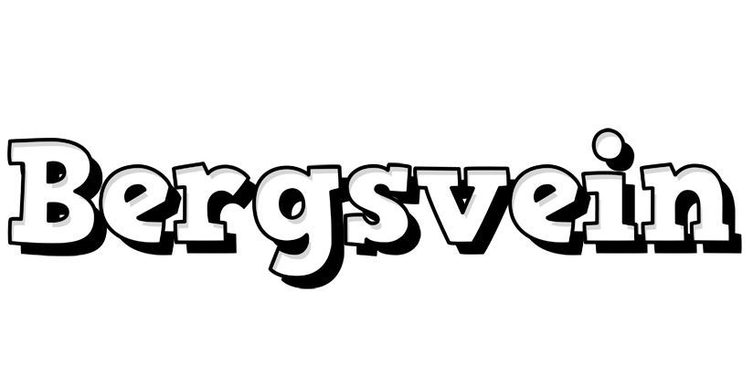 Bergsvein snowing logo