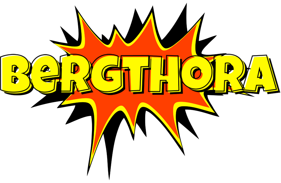 Bergthora bazinga logo