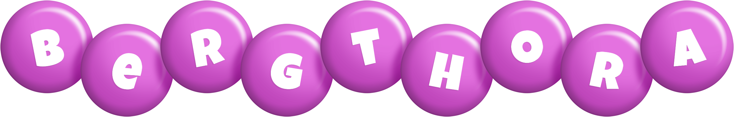Bergthora candy-purple logo