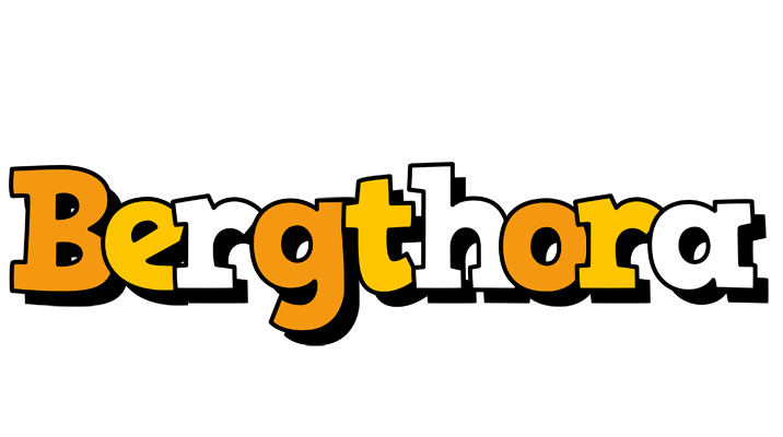 Bergthora cartoon logo
