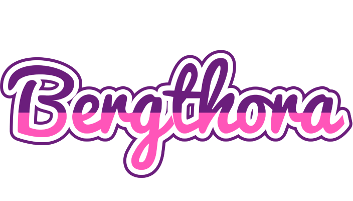 Bergthora cheerful logo