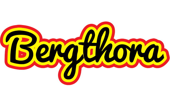 Bergthora flaming logo