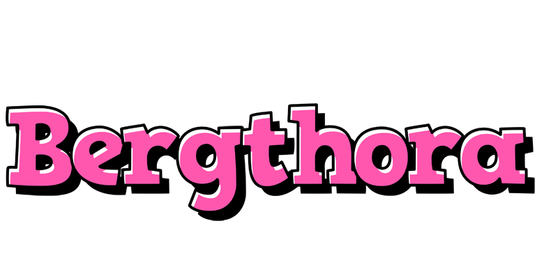 Bergthora girlish logo