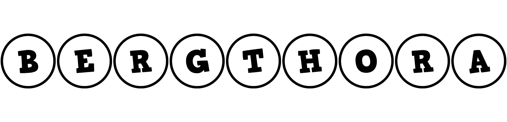 Bergthora handy logo