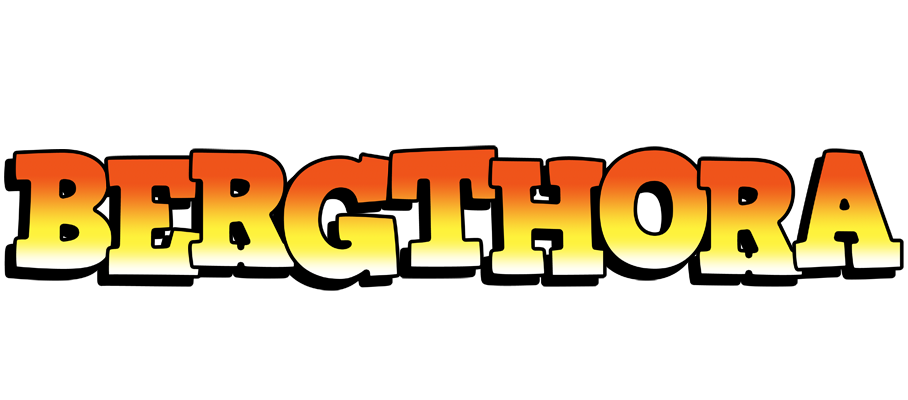 Bergthora sunset logo