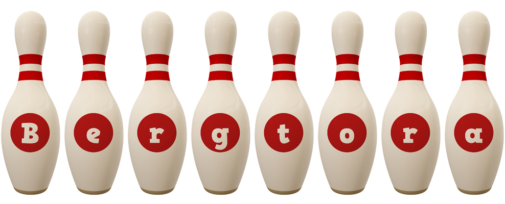 Bergtora bowling-pin logo
