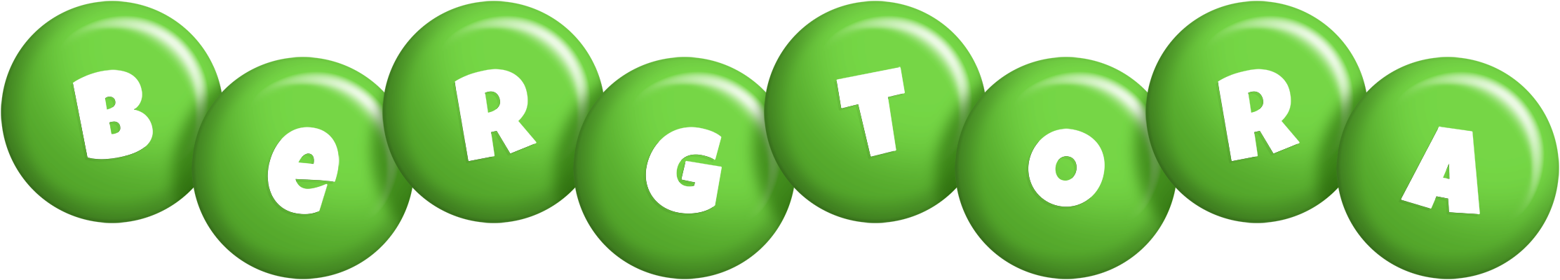 Bergtora candy-green logo