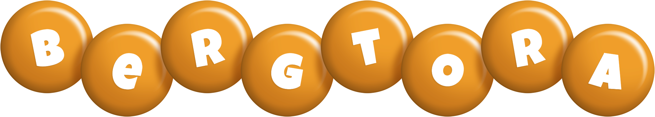 Bergtora candy-orange logo