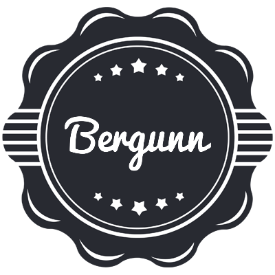Bergunn badge logo