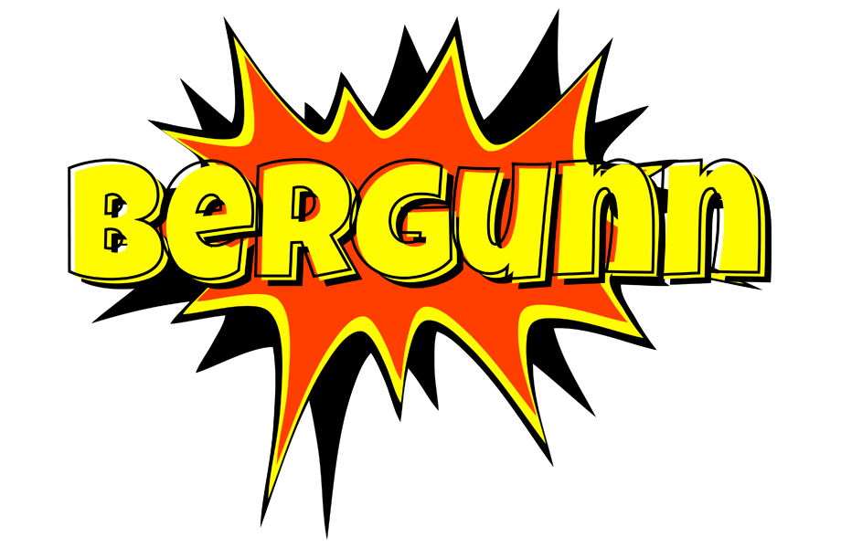 Bergunn bazinga logo