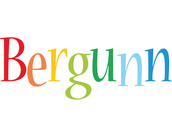 Bergunn birthday logo
