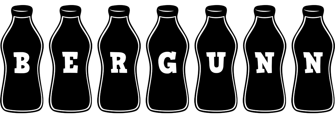Bergunn bottle logo