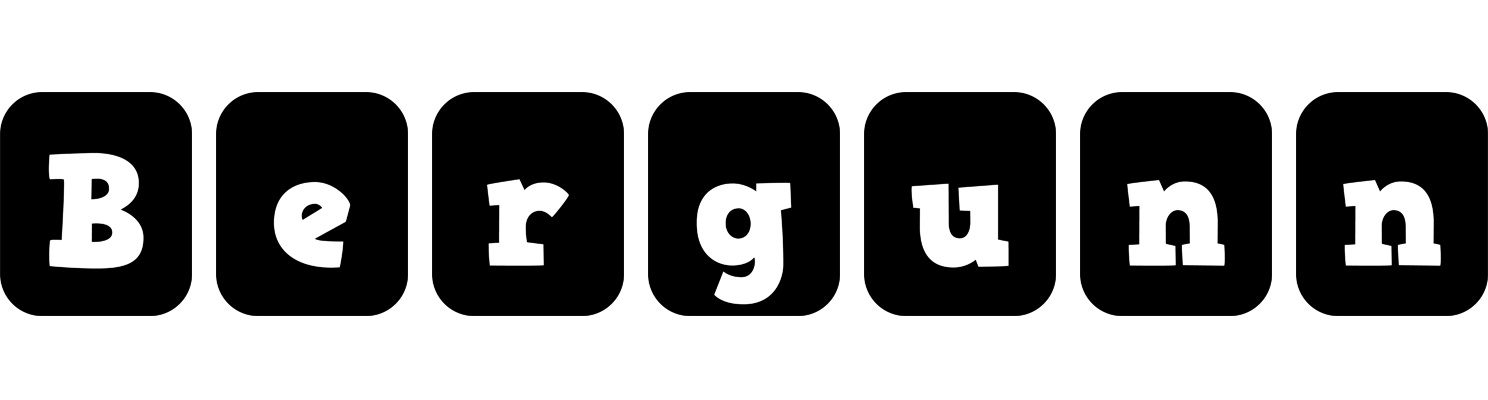 Bergunn box logo