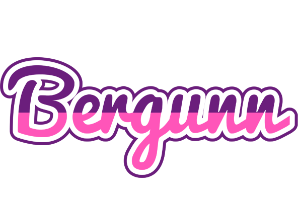Bergunn cheerful logo