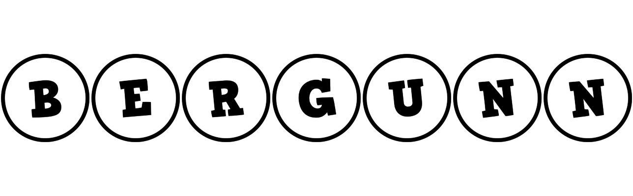 Bergunn handy logo