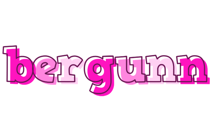 Bergunn hello logo