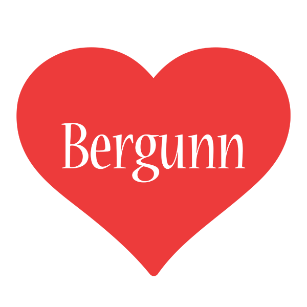 Bergunn love logo