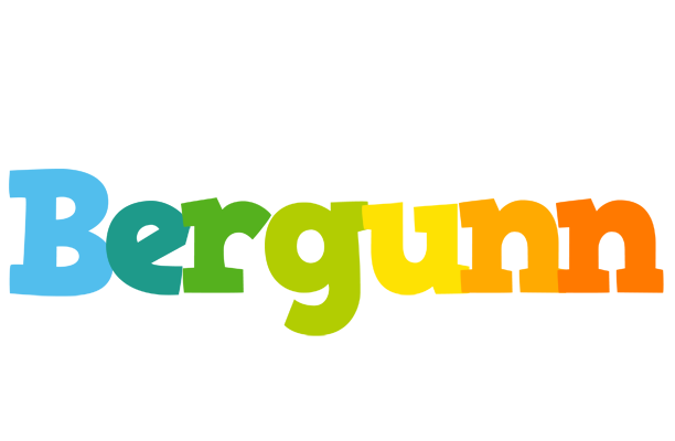 Bergunn rainbows logo