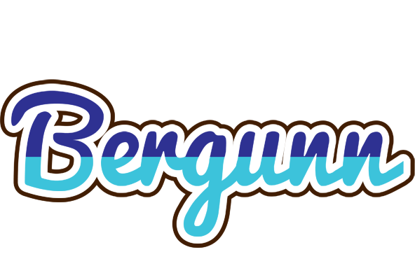 Bergunn raining logo