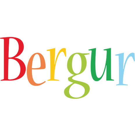 Bergur birthday logo