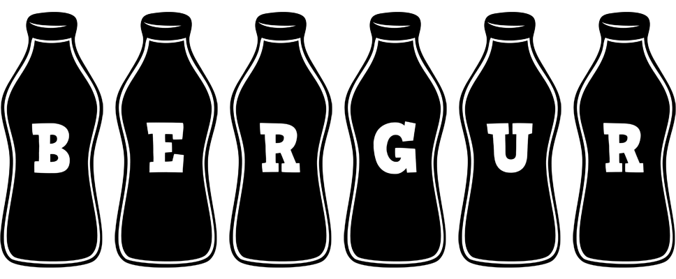 Bergur bottle logo
