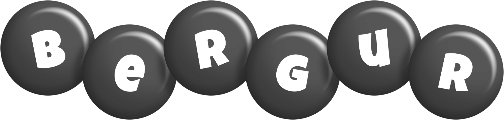 Bergur candy-black logo