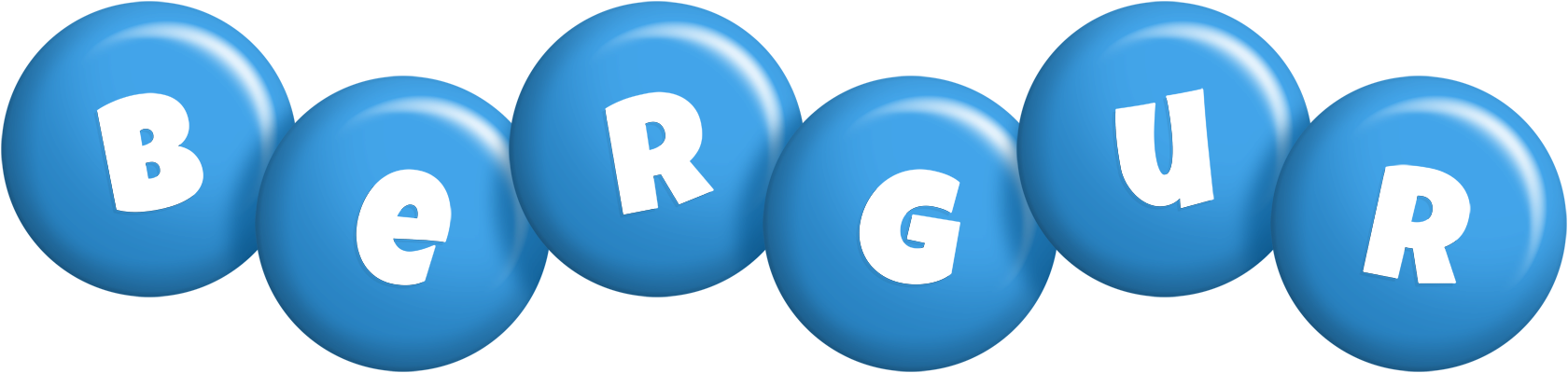 Bergur candy-blue logo