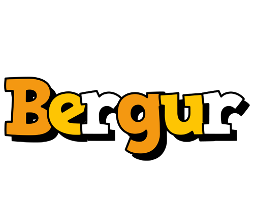 Bergur cartoon logo