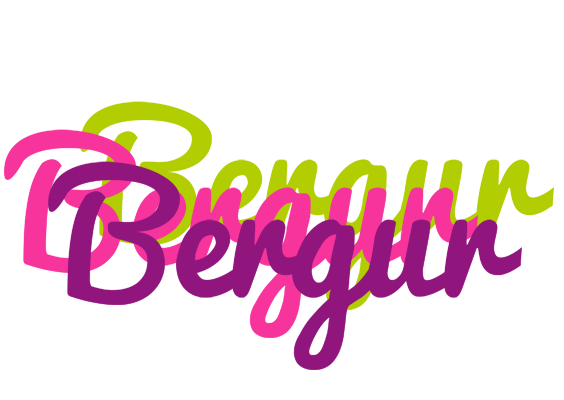 Bergur flowers logo