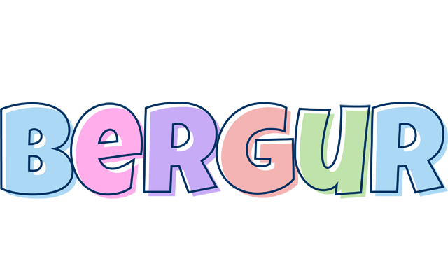Bergur pastel logo