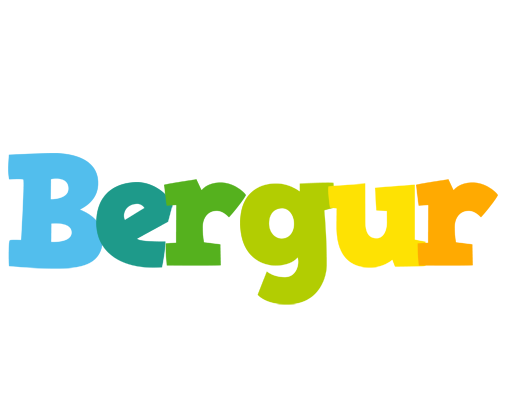Bergur rainbows logo
