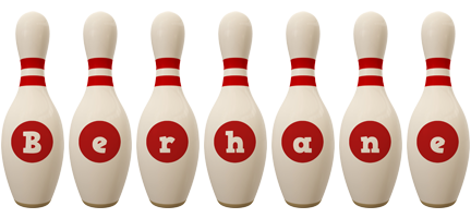 Berhane bowling-pin logo